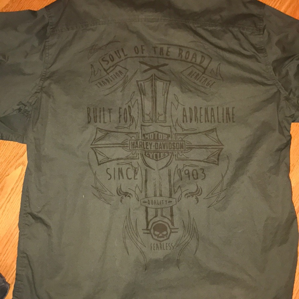 Men's Harley Davidson button up